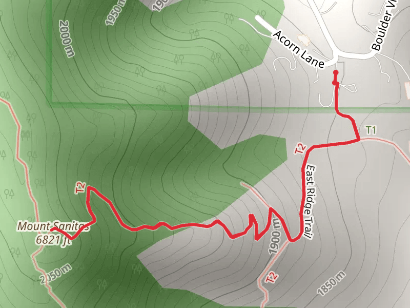 Mount Sanitas via East Ridge Trail