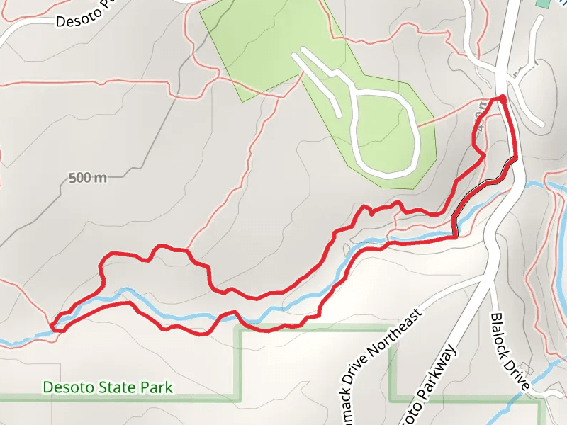 Orange and Blue Loop Trail