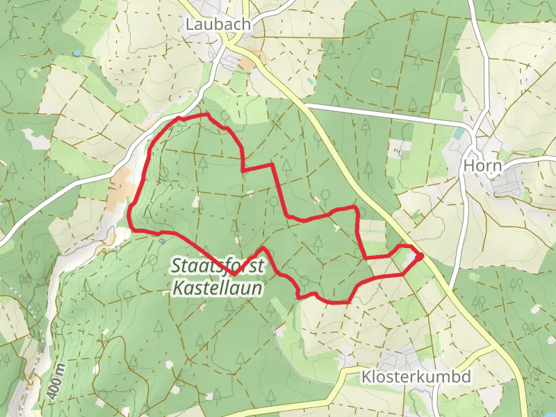 Am Klingelborn Loop - Staatsforst Klosterwald