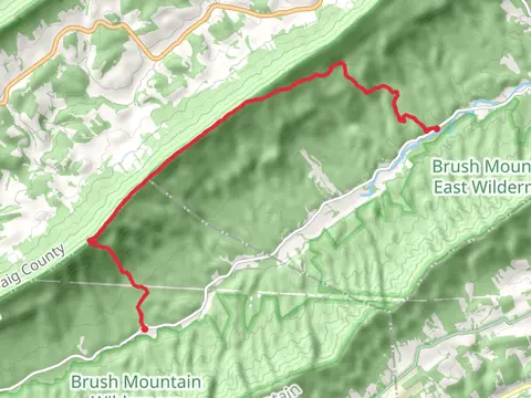 Craig Creek Road Horseshoe - Appalachian Trail