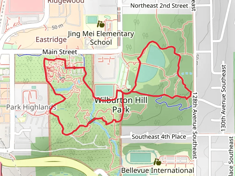 Tateuchi, Lake to Lake and Bellevue Botanical Garden Loop Trail