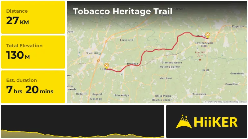 tobacco heritage trail map Tobacco Heritage Trail