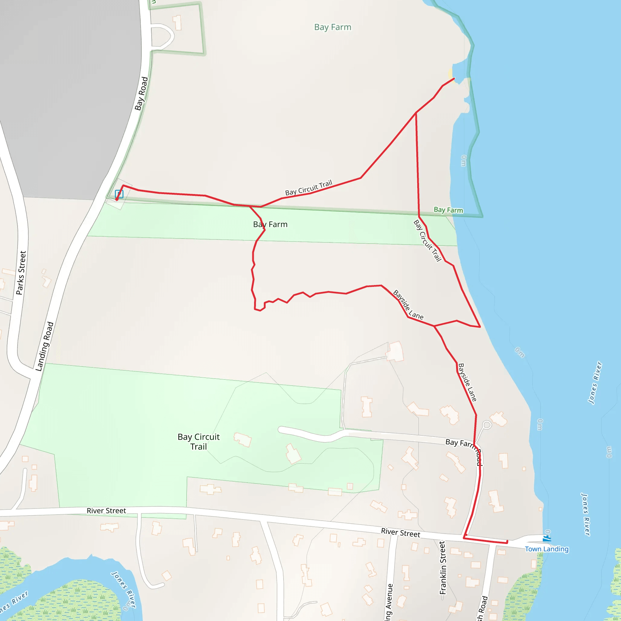 Rocky Nook Point mobile static map