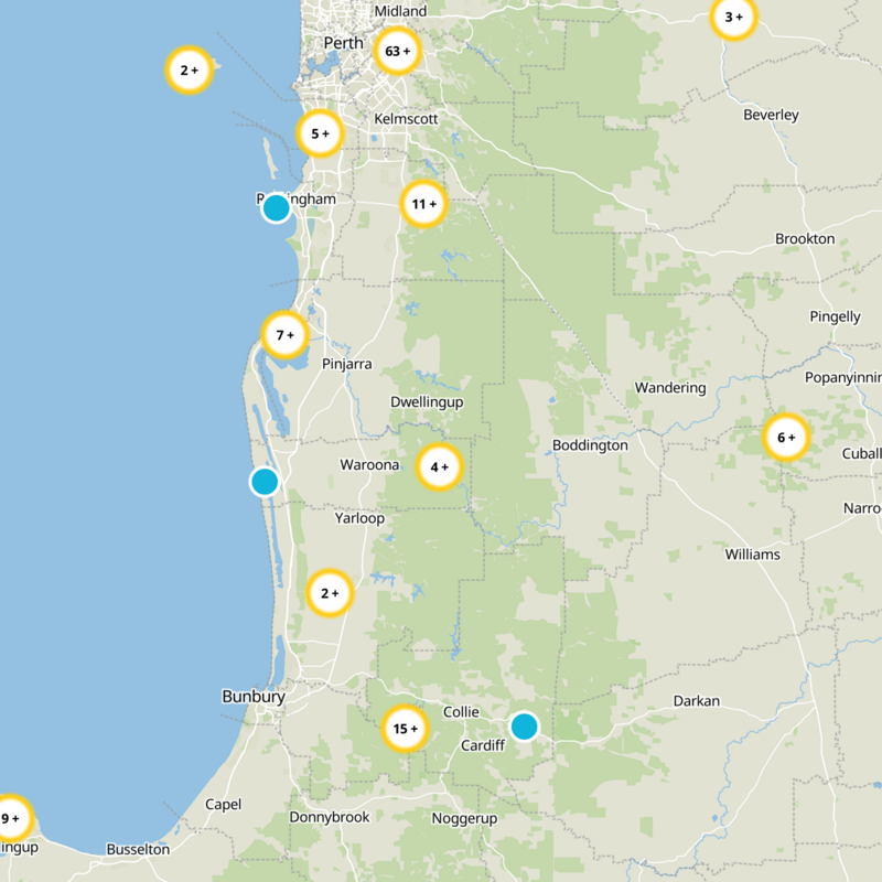 Nanga Brook Static Map