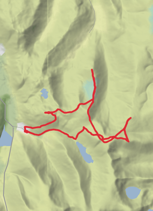 Hike from Hartsop mobile static map