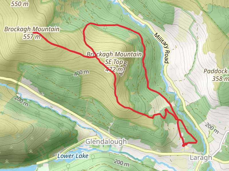 Laragh to Brockagh anti clockwise