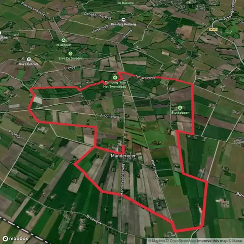 Drieschichterveld and Slutkeboer via Lemsche Weg