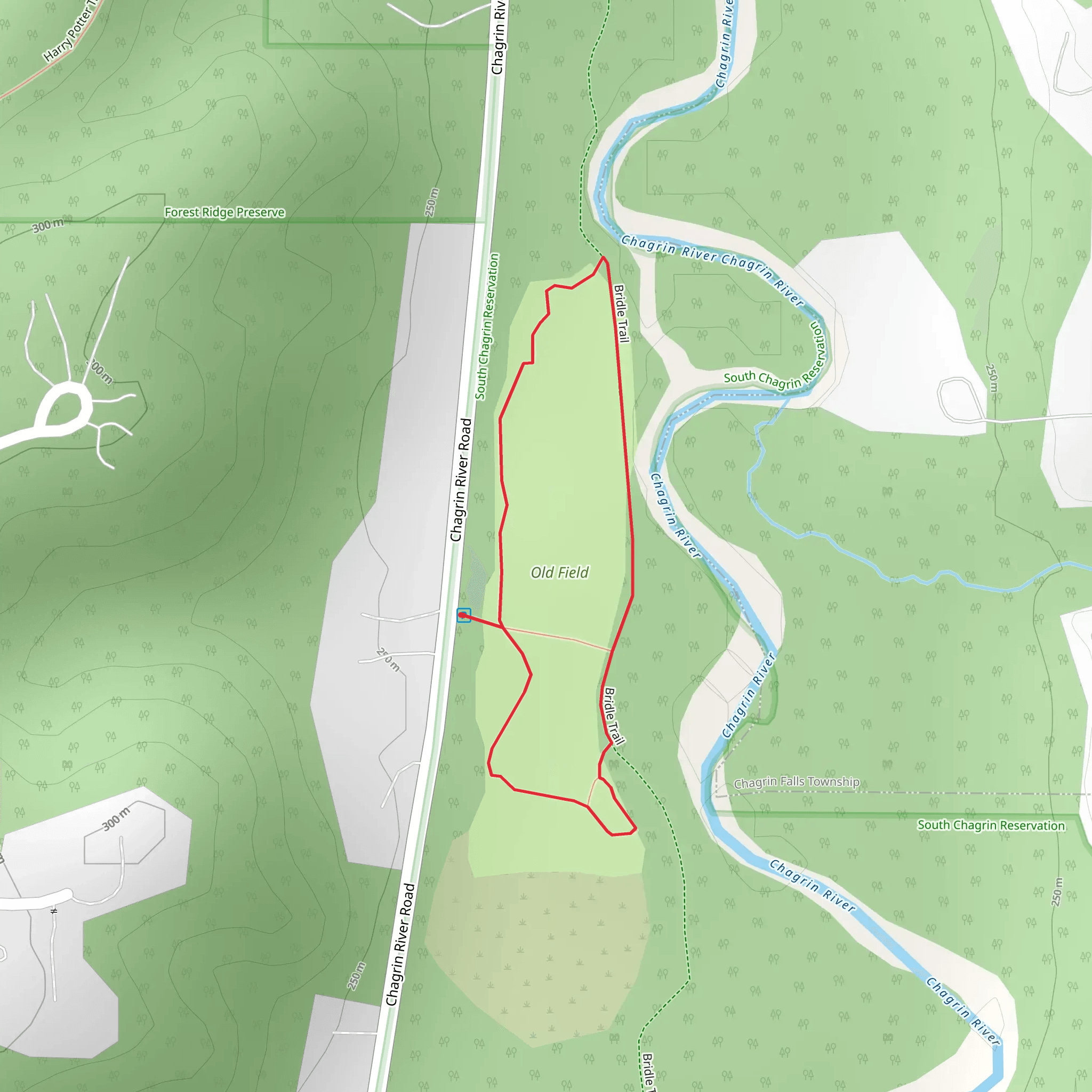Bridle Loop Trail mobile static map