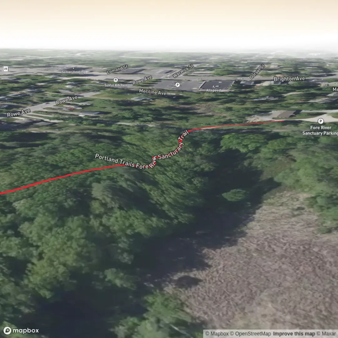 An image depicting the trail Jewell Falls and its surrounding area.