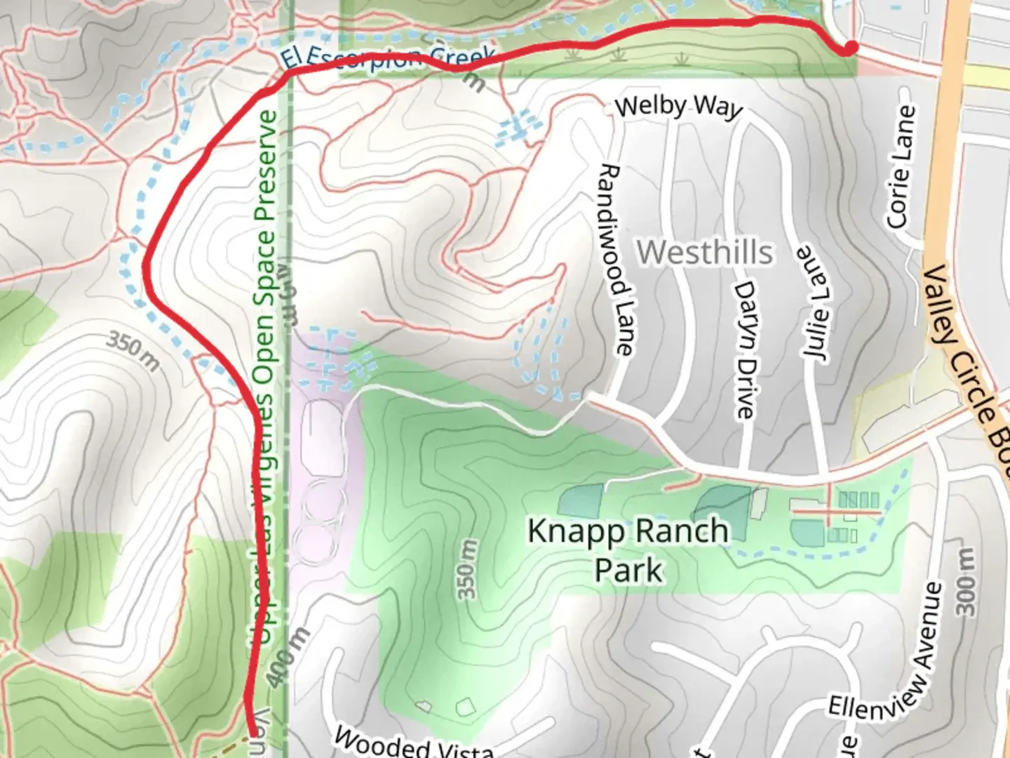 An image depicting the trail Hunter Allen Trail and its surrounding area.