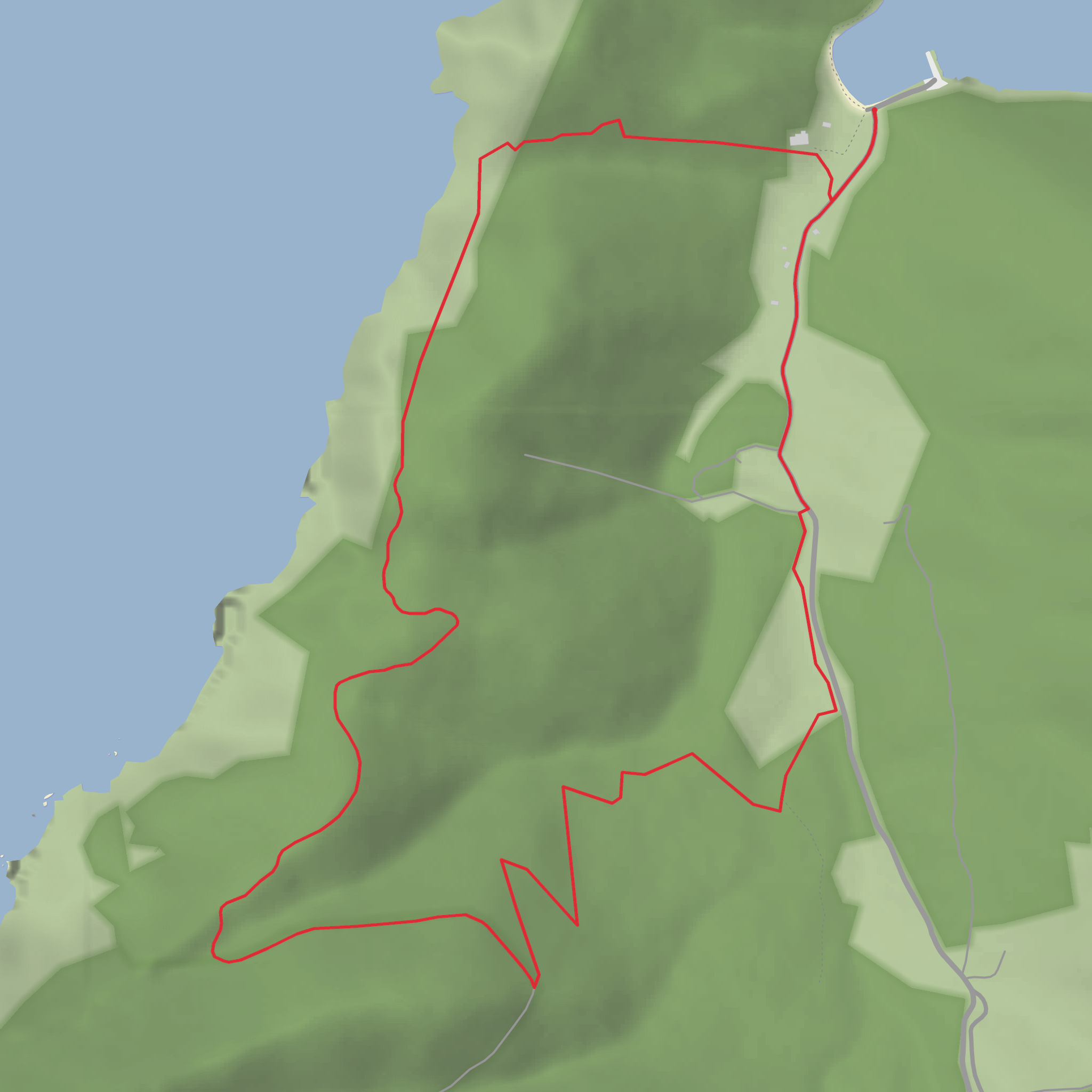 Gerakas and Papi Loop mobile static map