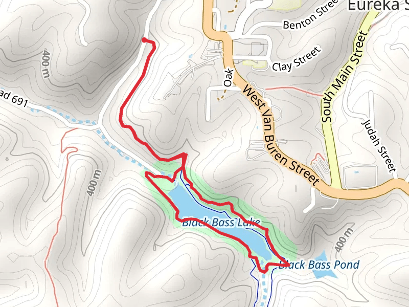 Black Bass Lake Hiking Loop Trail