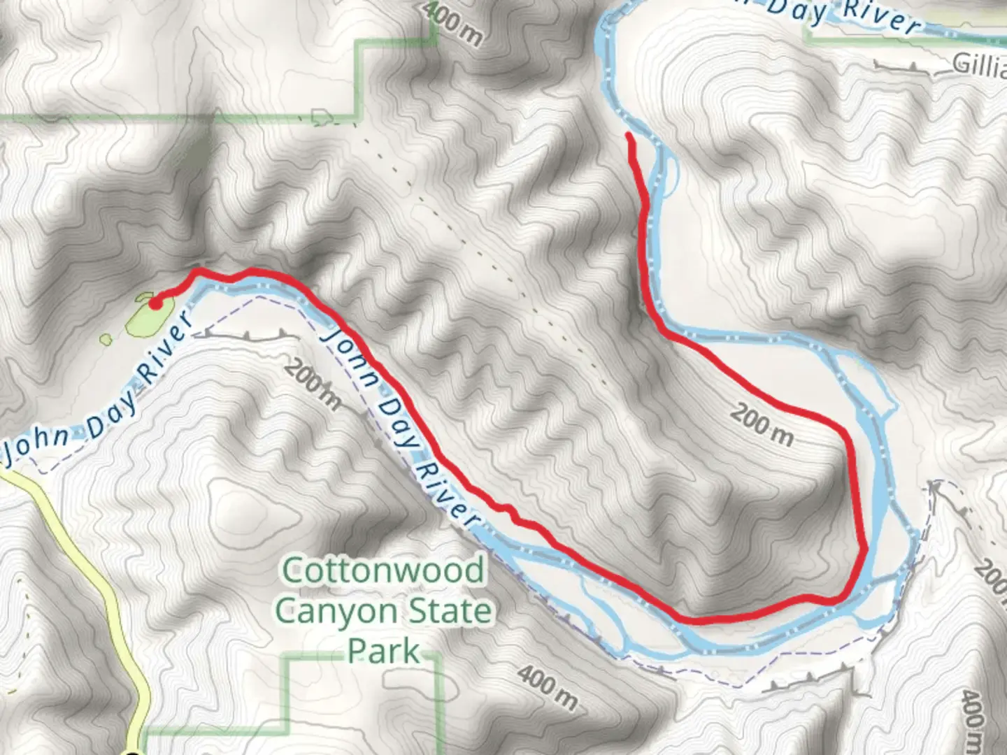 An image depicting the trail Pinnacles Trail from Lone Tree Campground and its surrounding area.