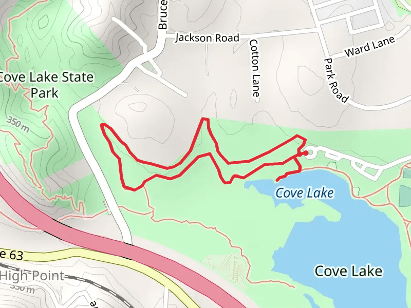 Paved Loop Trail and Cove Lake