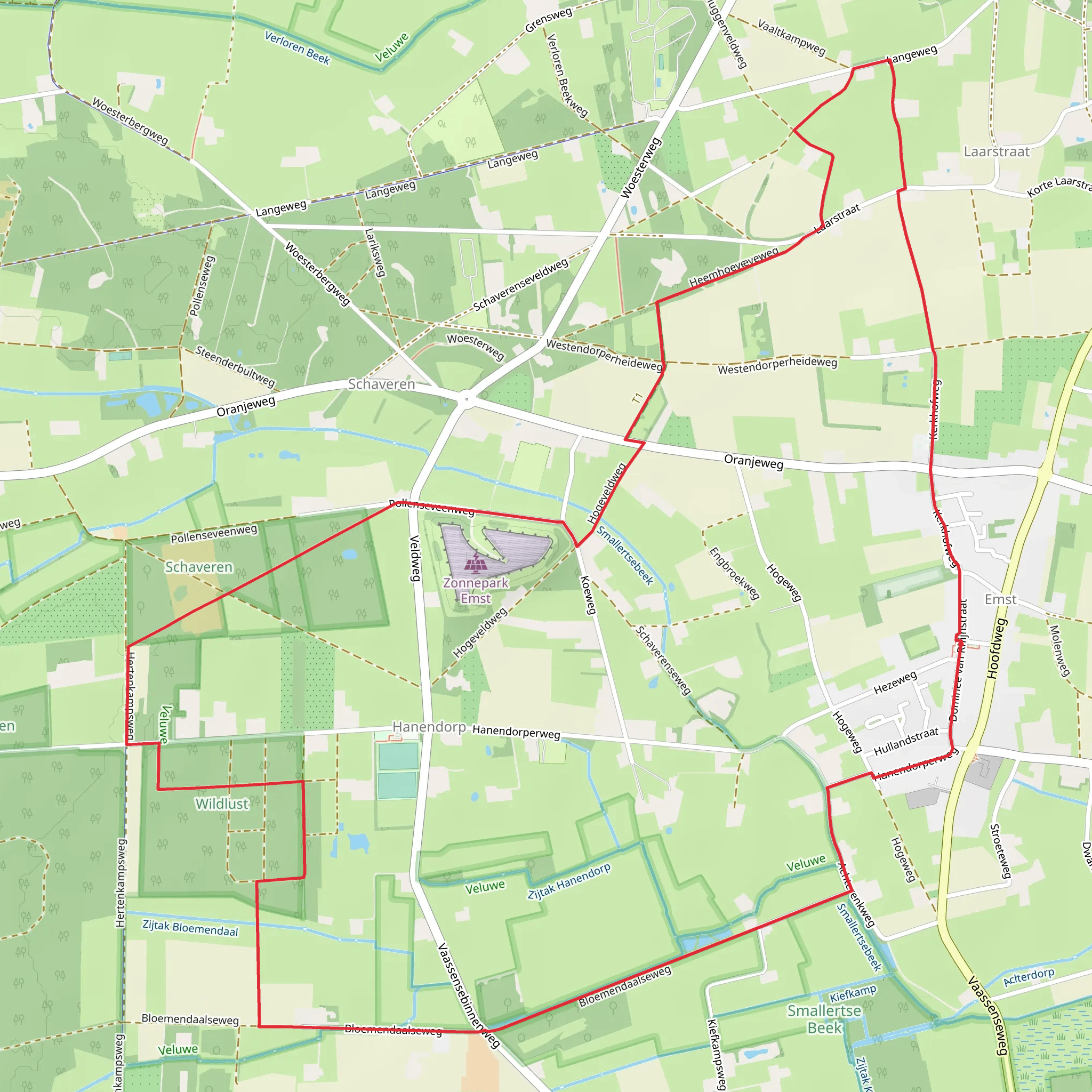 Schaverensepad Loop mobile static map