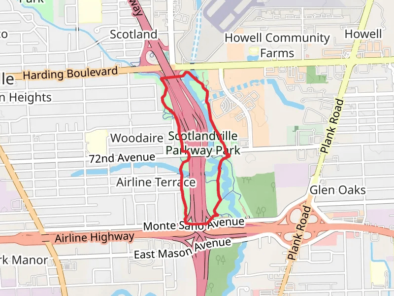 Scotlandville Parkway Loop Path