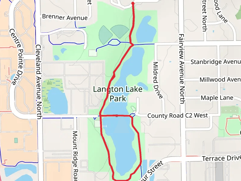Langton Lake Park Loop
