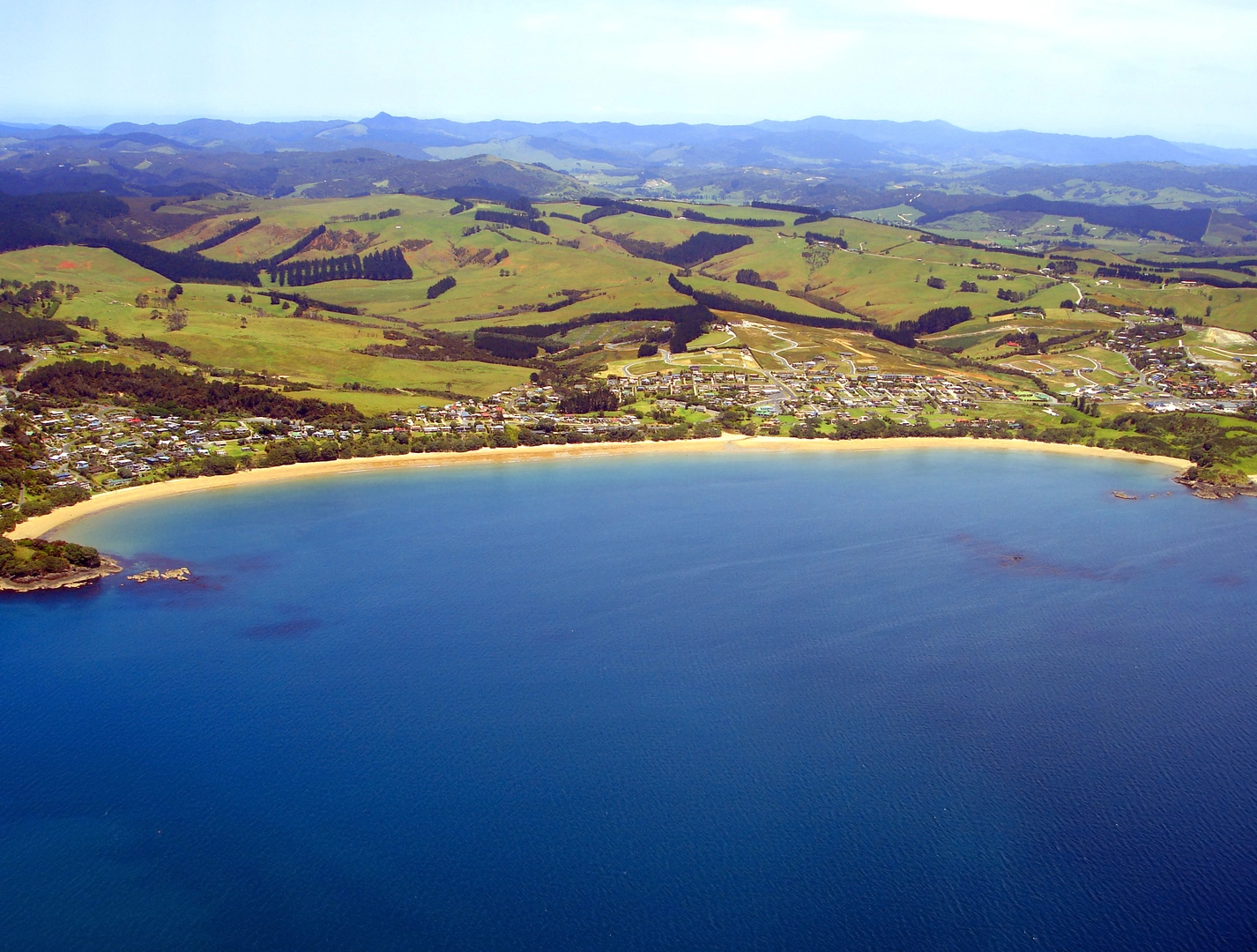 An image depicting the trail Mangonui to Rangikapiti Pa and its surrounding area.