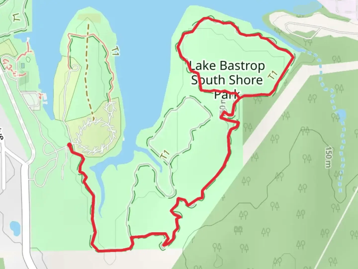 An image depicting the trail Gideon Loop via Swift Trail and its surrounding area.