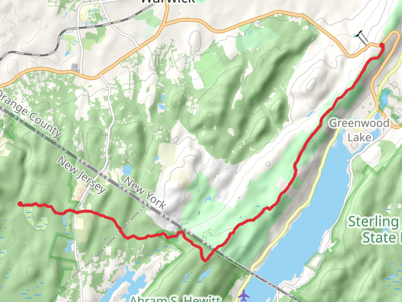 Parker Lake, Bellvale Mountain and Mount Peter via Appalachian Trail