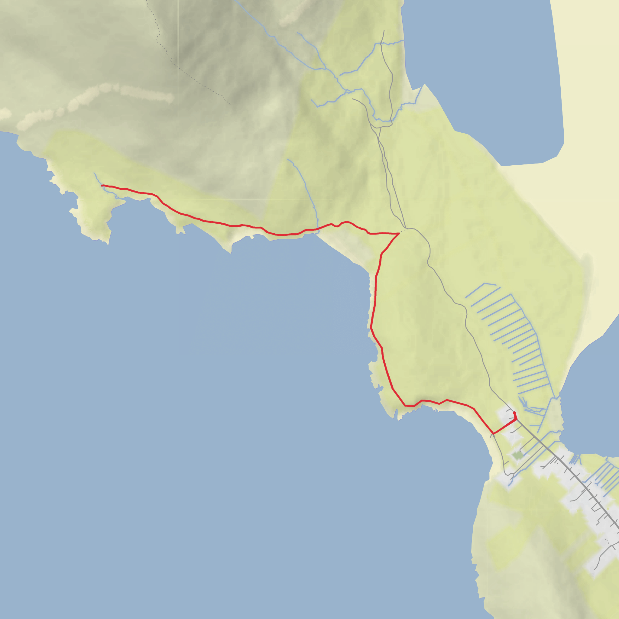 Traigh na Cleabhaig and Rubh an Teampaill mobile static map