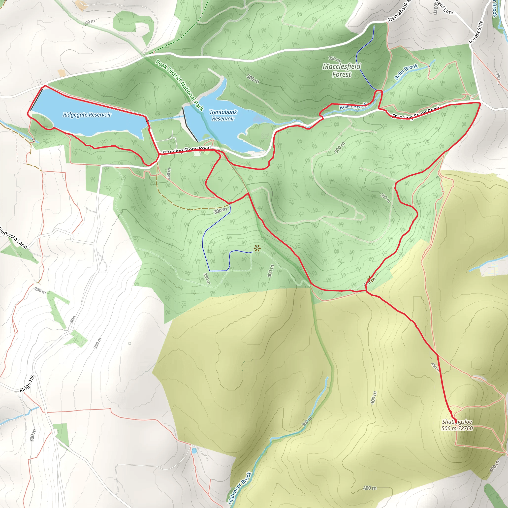 Ridgegate Reservoir and Shutlingsloe Walk | Cheshire East | England