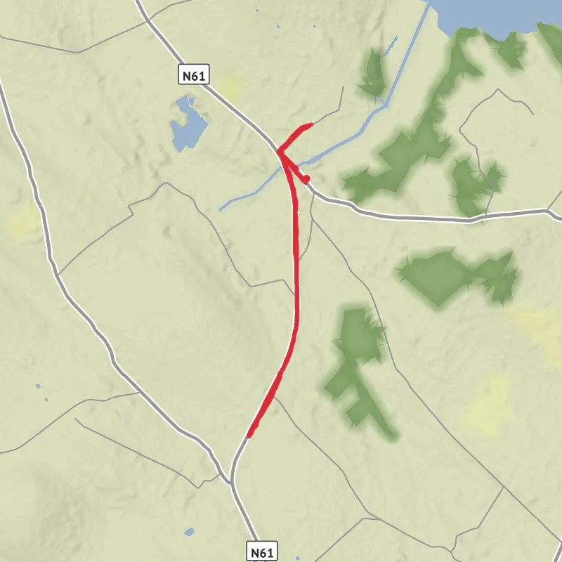 Hike from Roscommon mobile static map
