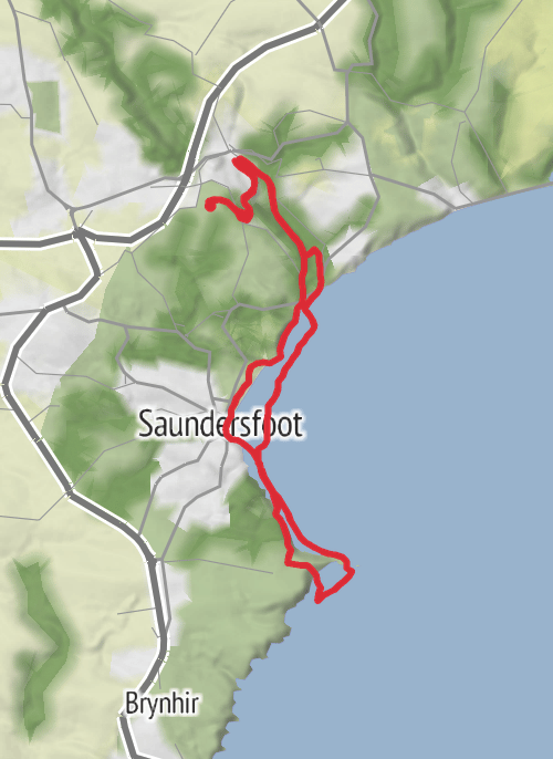 Hike on Stepaside mobile static map