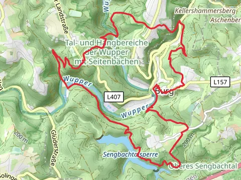 Oberburg Loop via Sengbachtalsperre