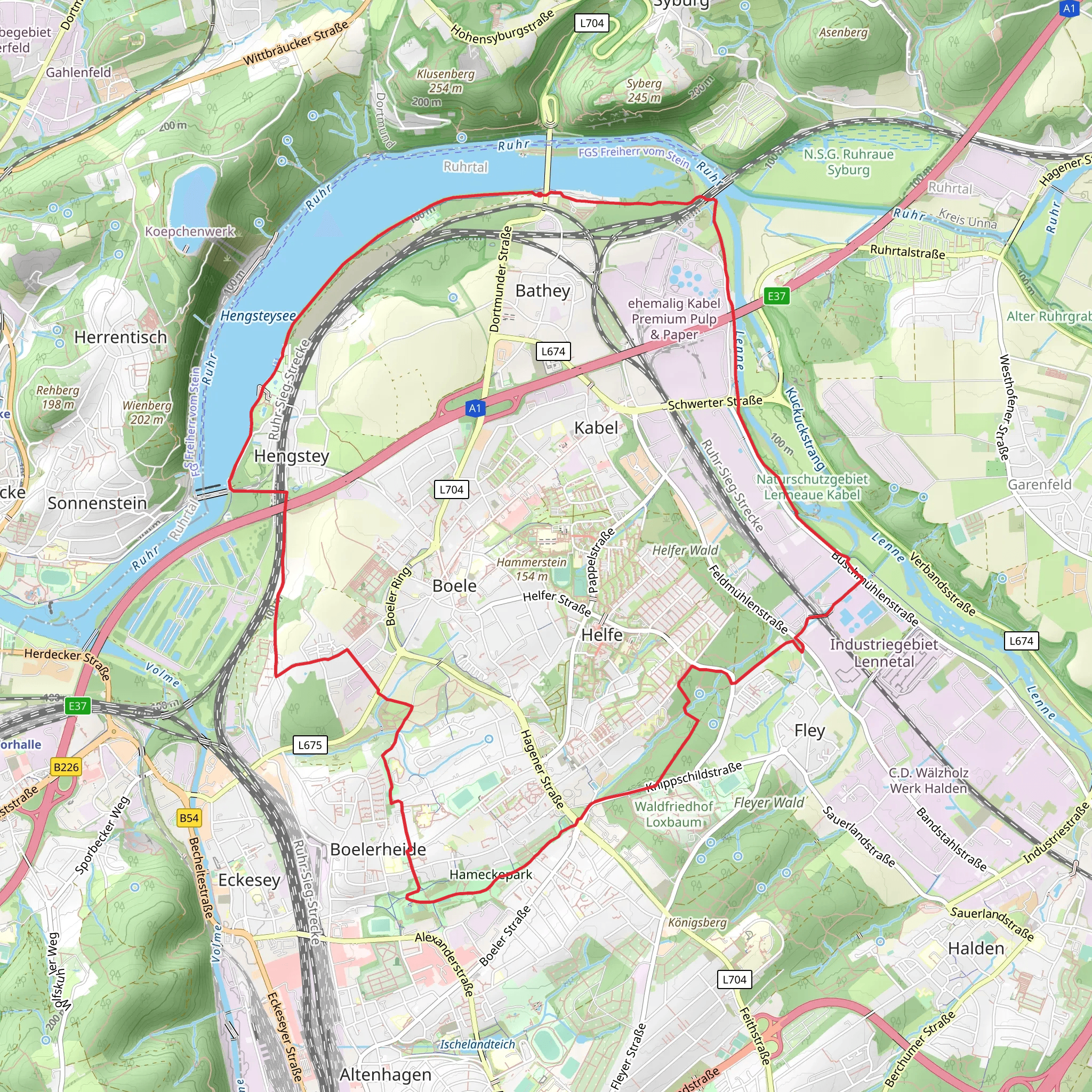 Rund um Boele B mobile static map