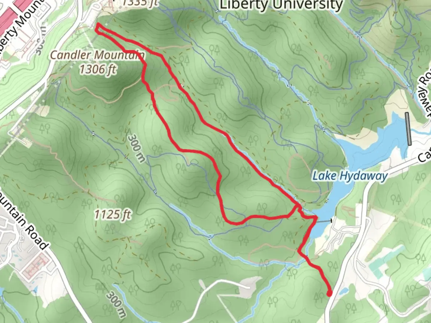 An image depicting the trail Mike Donahue and Lake Loop Trail and its surrounding area.