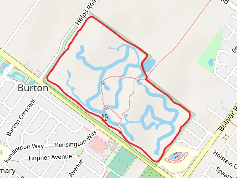 Kaurna Park Wetlands Boundary Loop