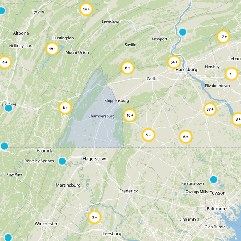 Franklin County Static Map