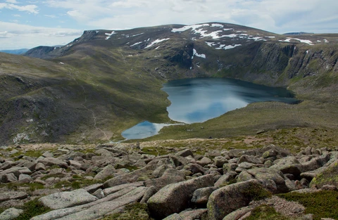 Loch Etchachan from Linn of Dee