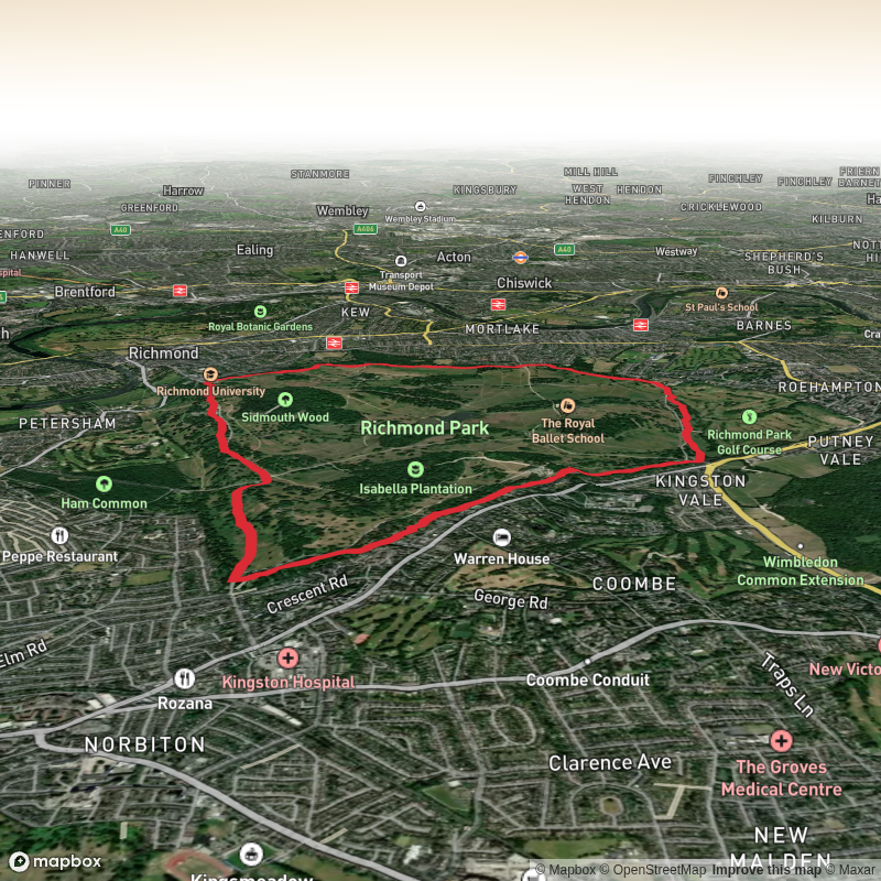 Hike around Richmond Park