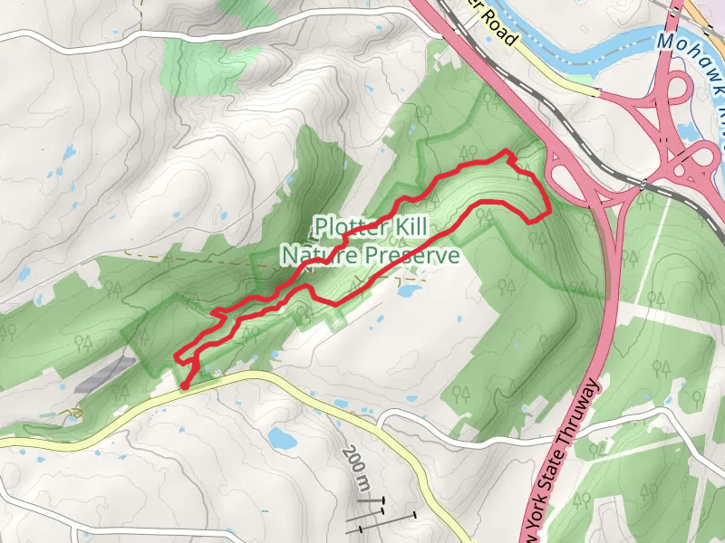 North rim Trail - Red Loop