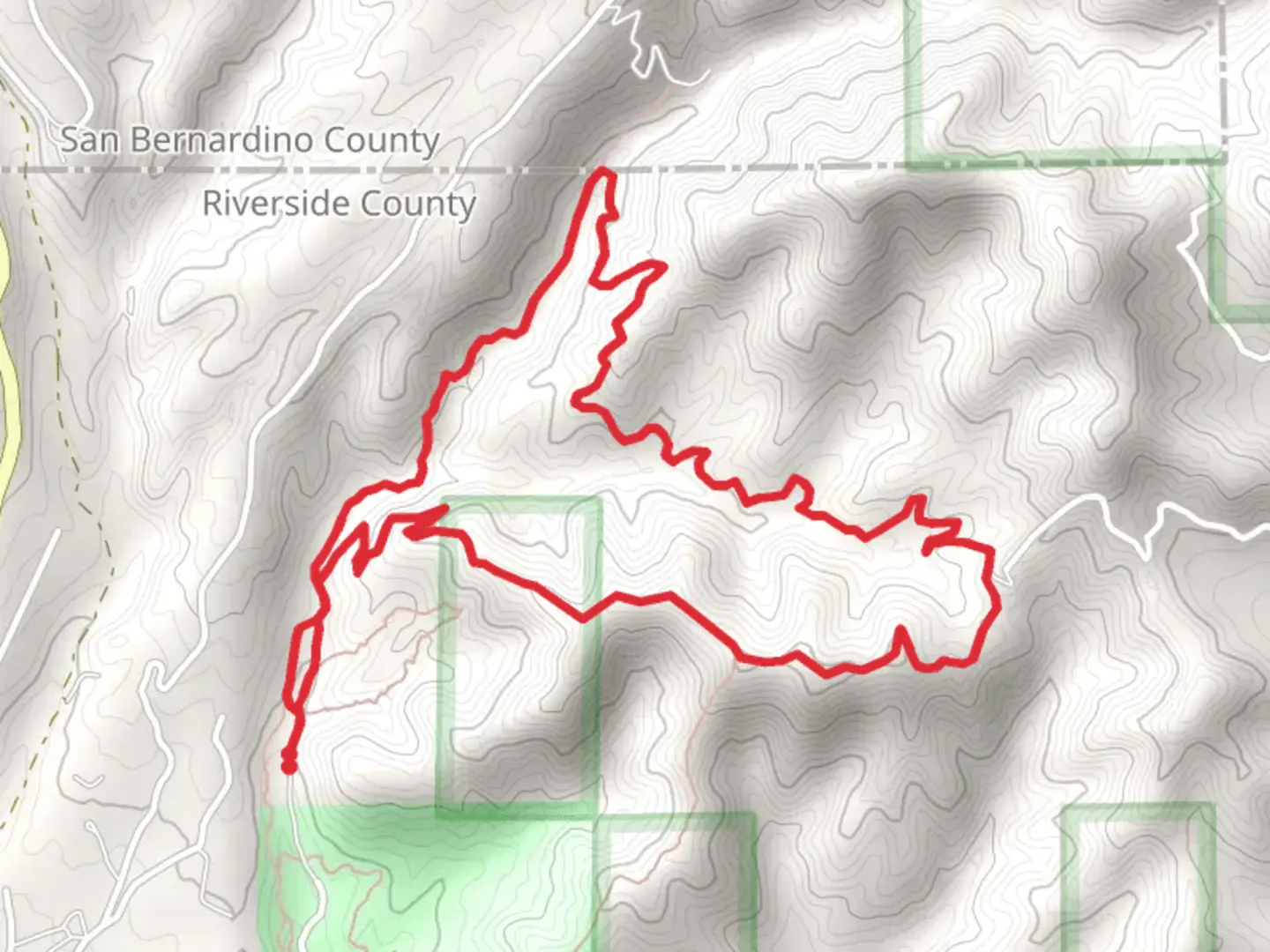 An image depicting the trail Noble Creek Loop and its surrounding area.