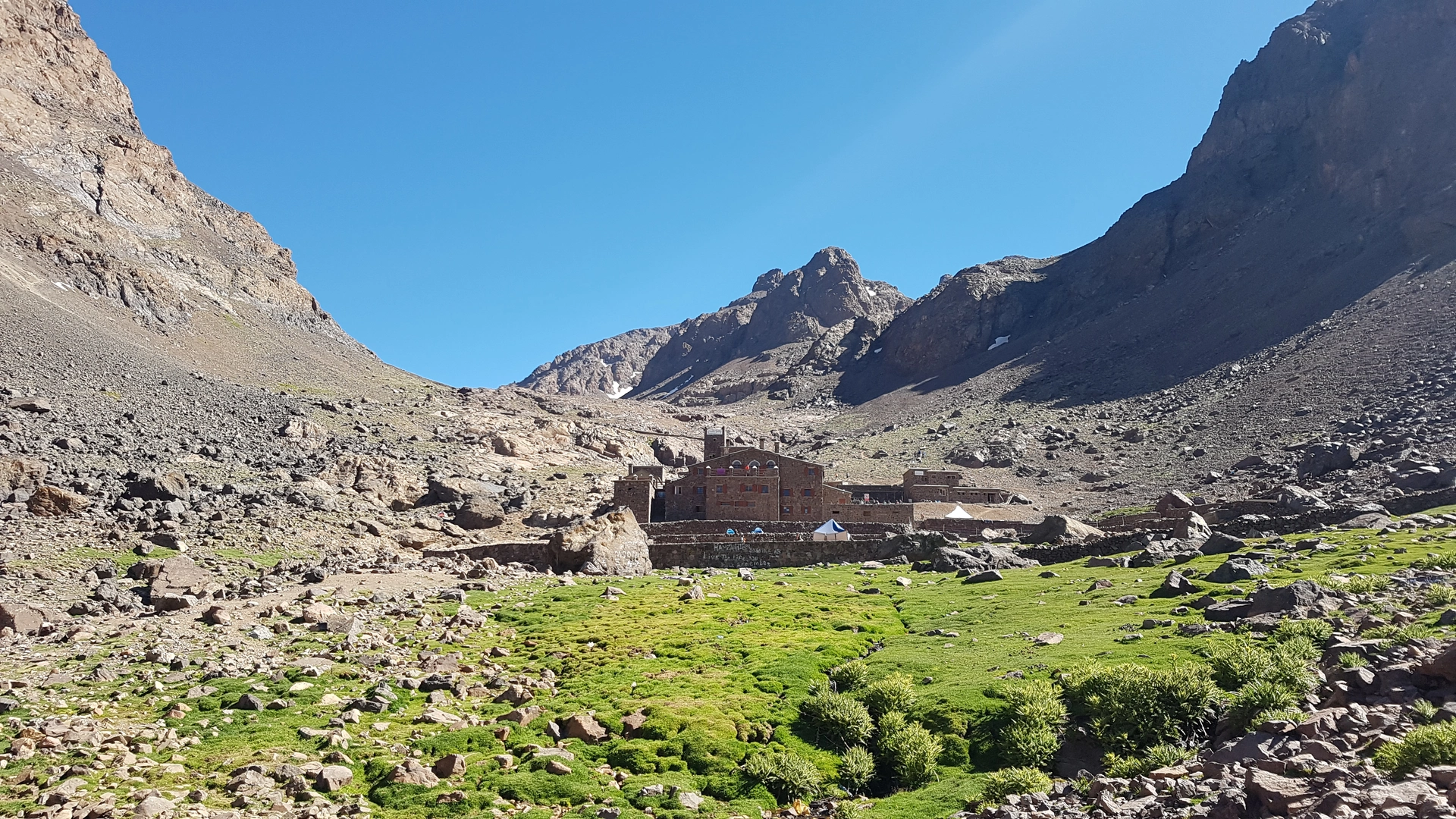An image depicting the trail Toubkal Circuit and its surrounding area.