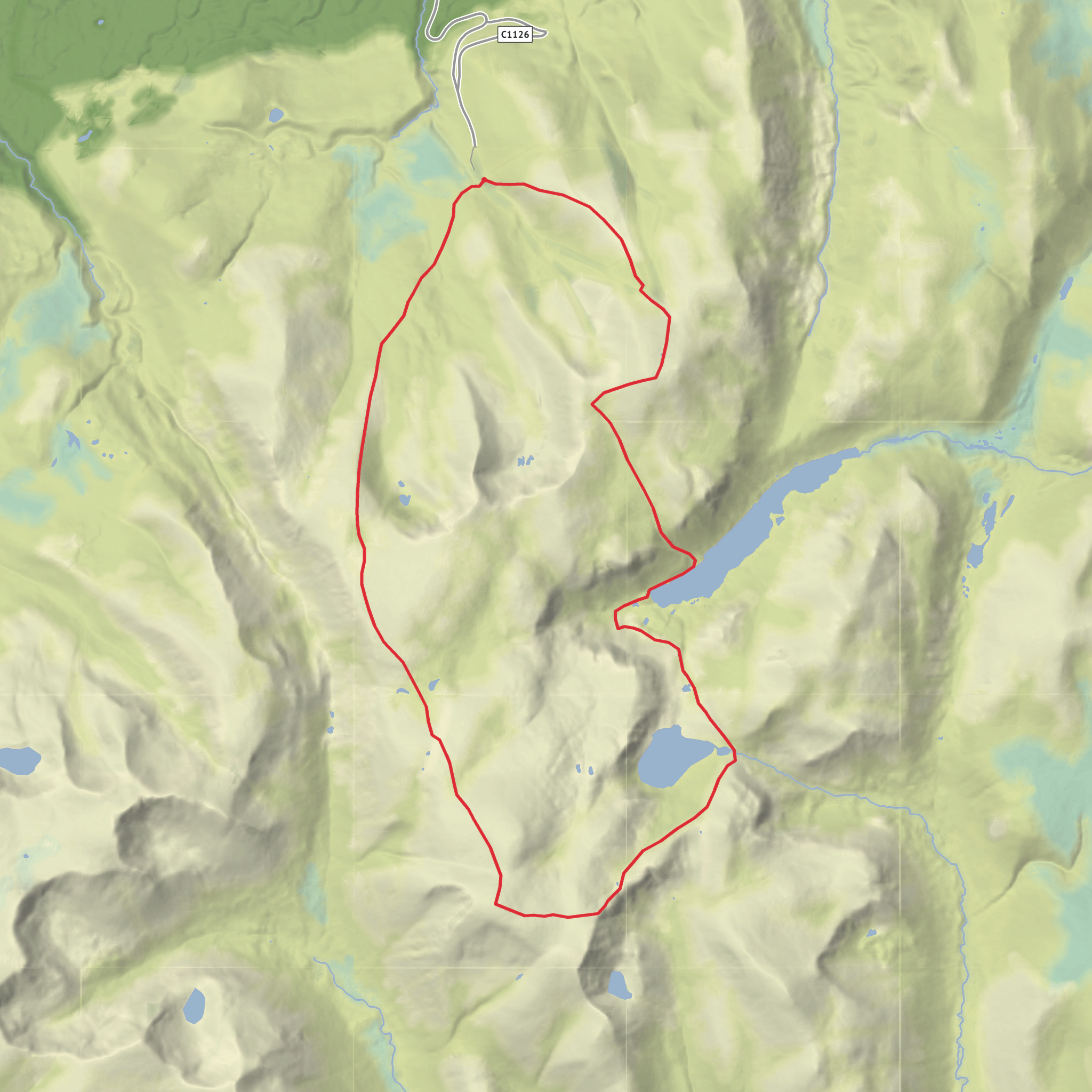 Cairngorm and Ben Macdui Loop mobile static map