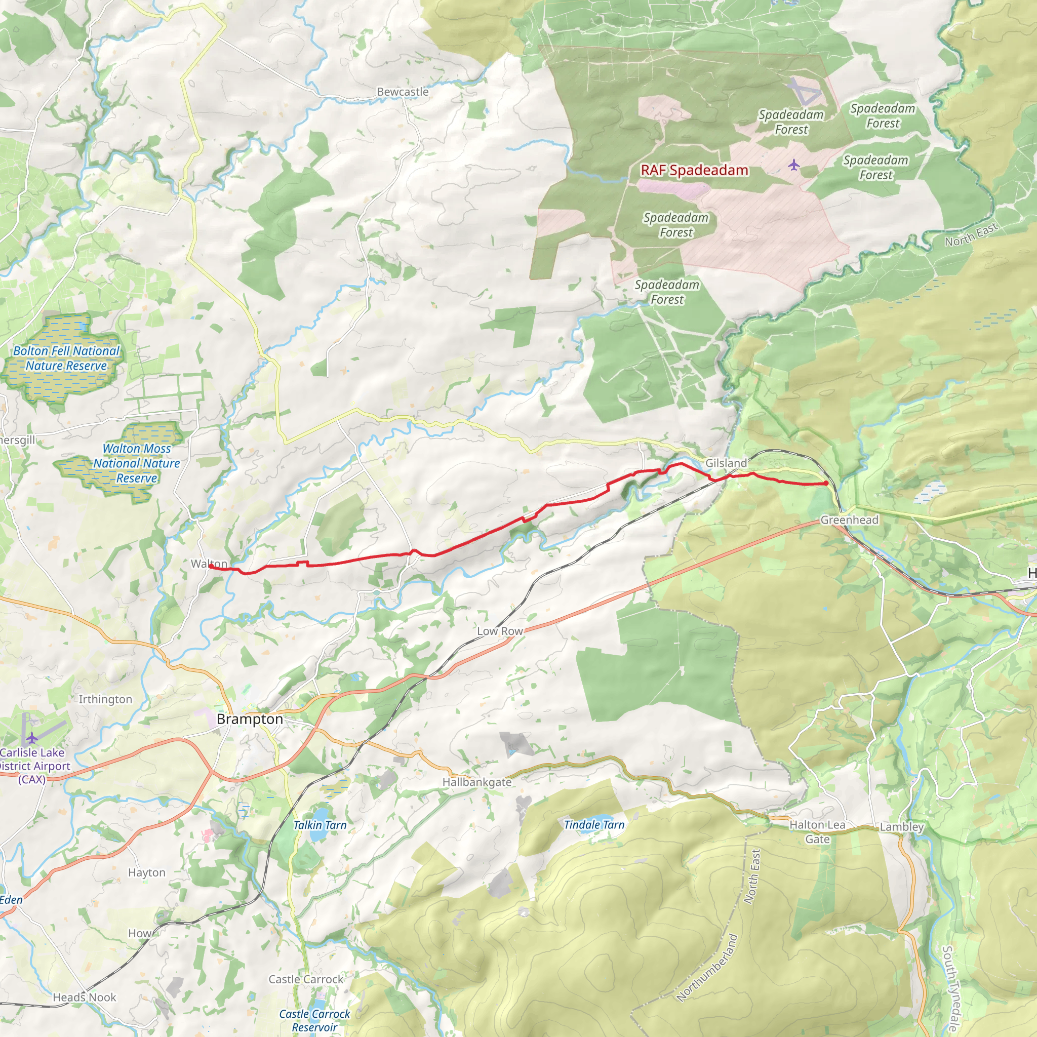 Walton to Greenhead Walk | Cumberland | England