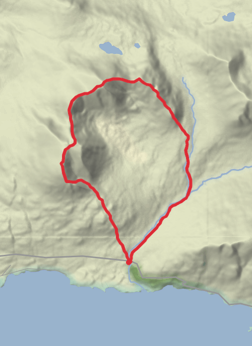 Highlands Hiking mobile static map