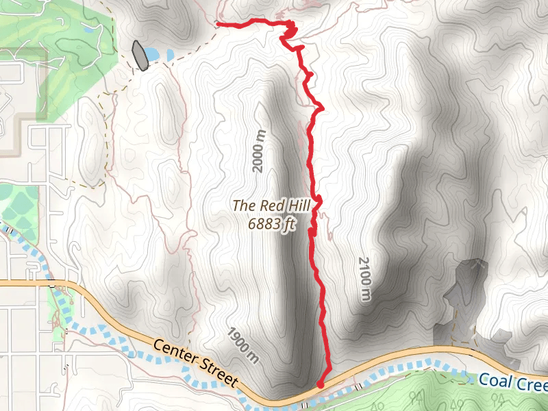 Thor's Hideout and Red Hollow Trail