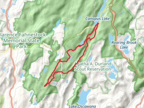 Hidden Lake - John Allen Pond - Canopus Lake Loop