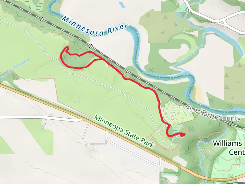 Wetland and Minnesota River Bluff Loop Trail