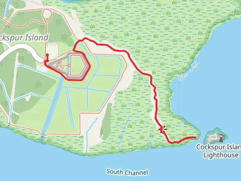 Fort Perimeter and Lighthouse Trail