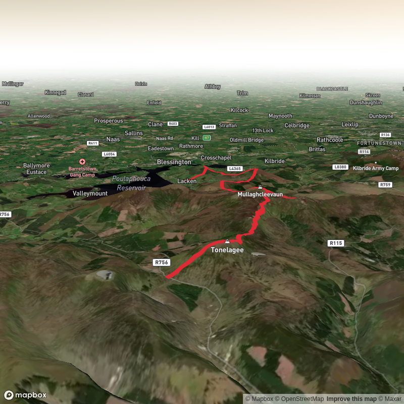 Tonalagee to Sorrell Hill