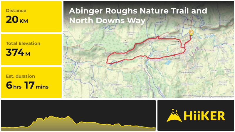 Abinger Roughs Nature Trail and North Downs Way | Surrey | England