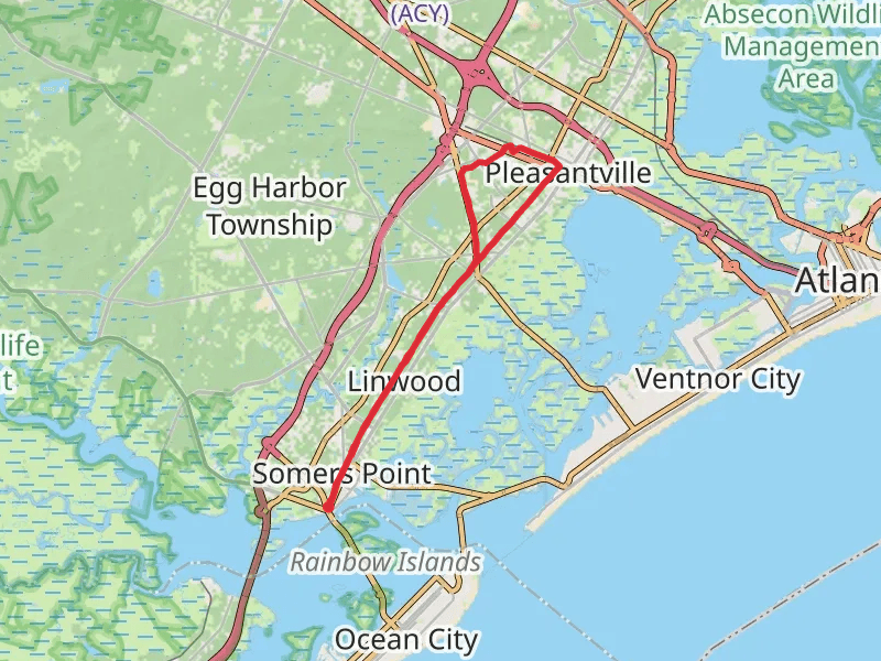 Atlantic County and George K Francis Way