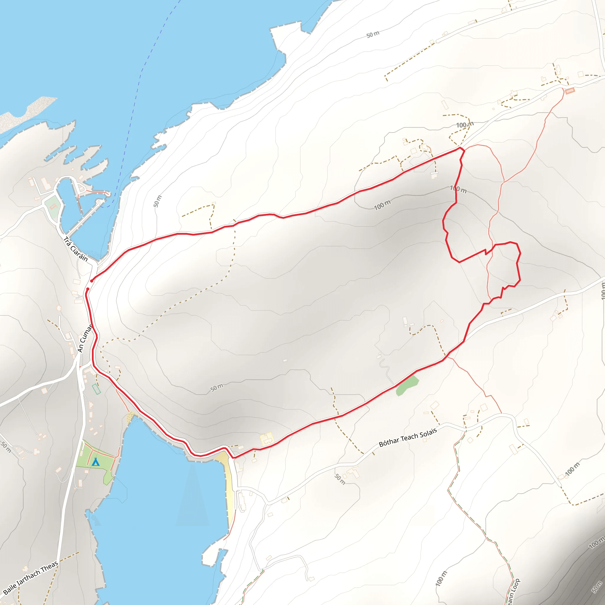 Cape Clear - Cnoicin's Loop mobile static map