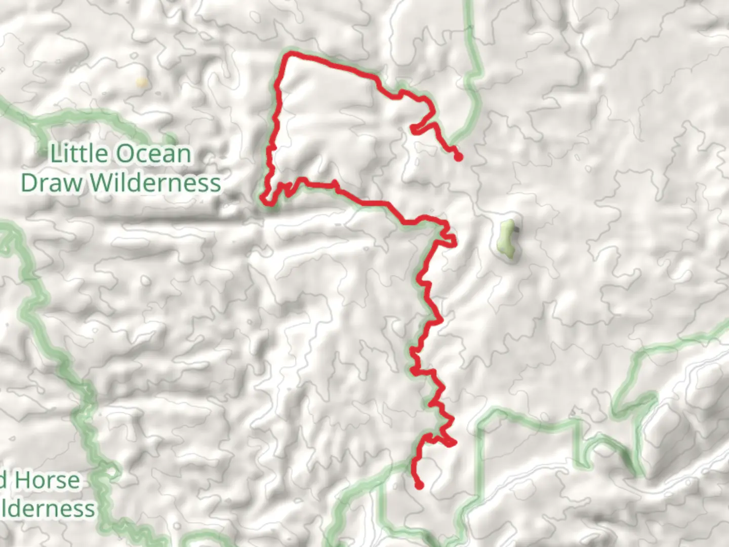 An image depicting the trail Waterfall Trail and its surrounding area.
